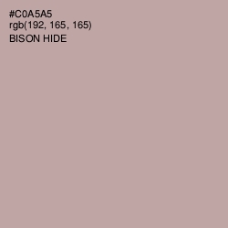 #C0A5A5 - Bison Hide Color Image